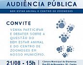 Audiência pública do bem estar animal em Blumenau